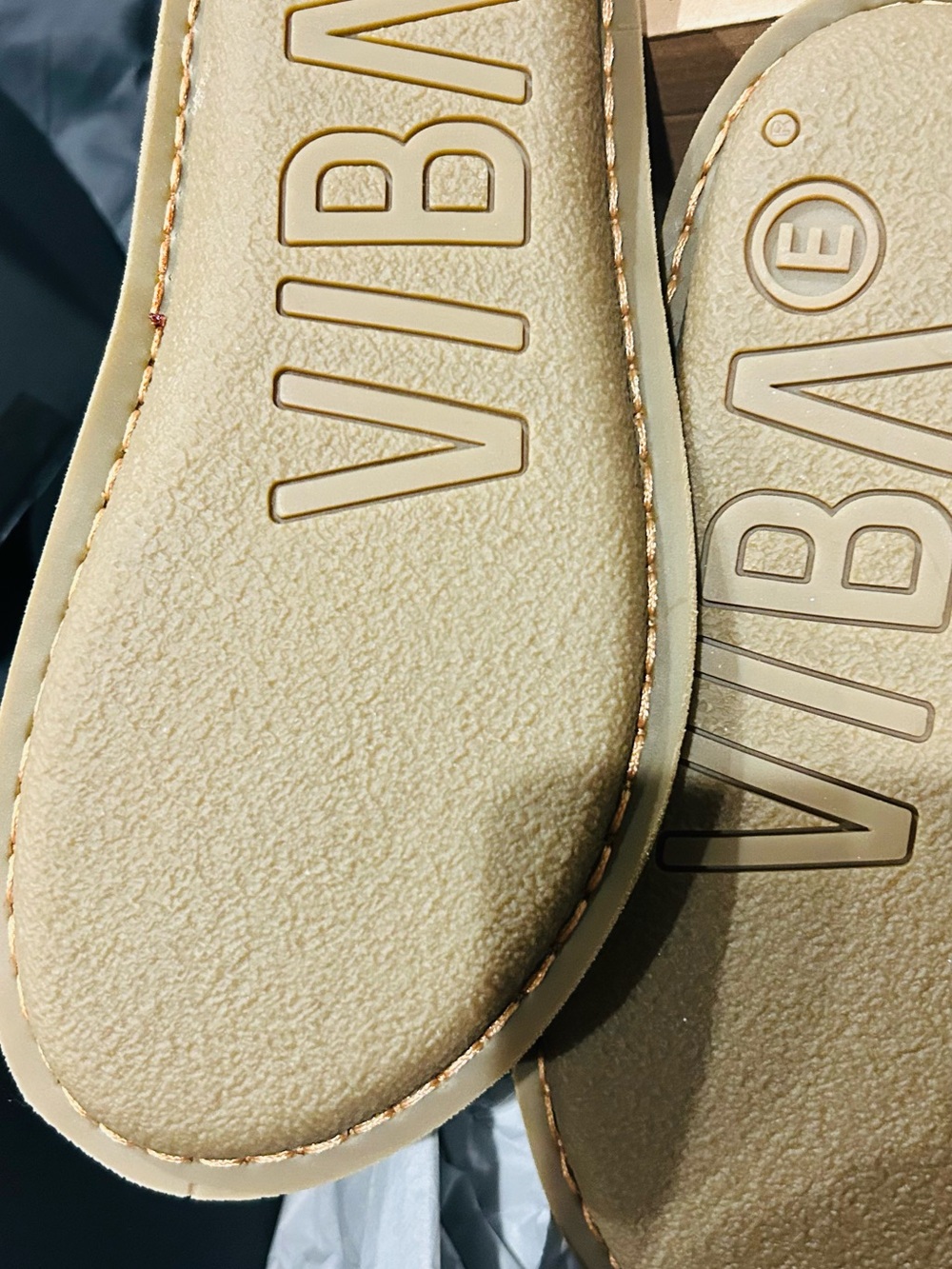 VIBAe  Saint Tropez Slip-On Mule in Cognac Brown Leather size 9 - Picture 8 of 10